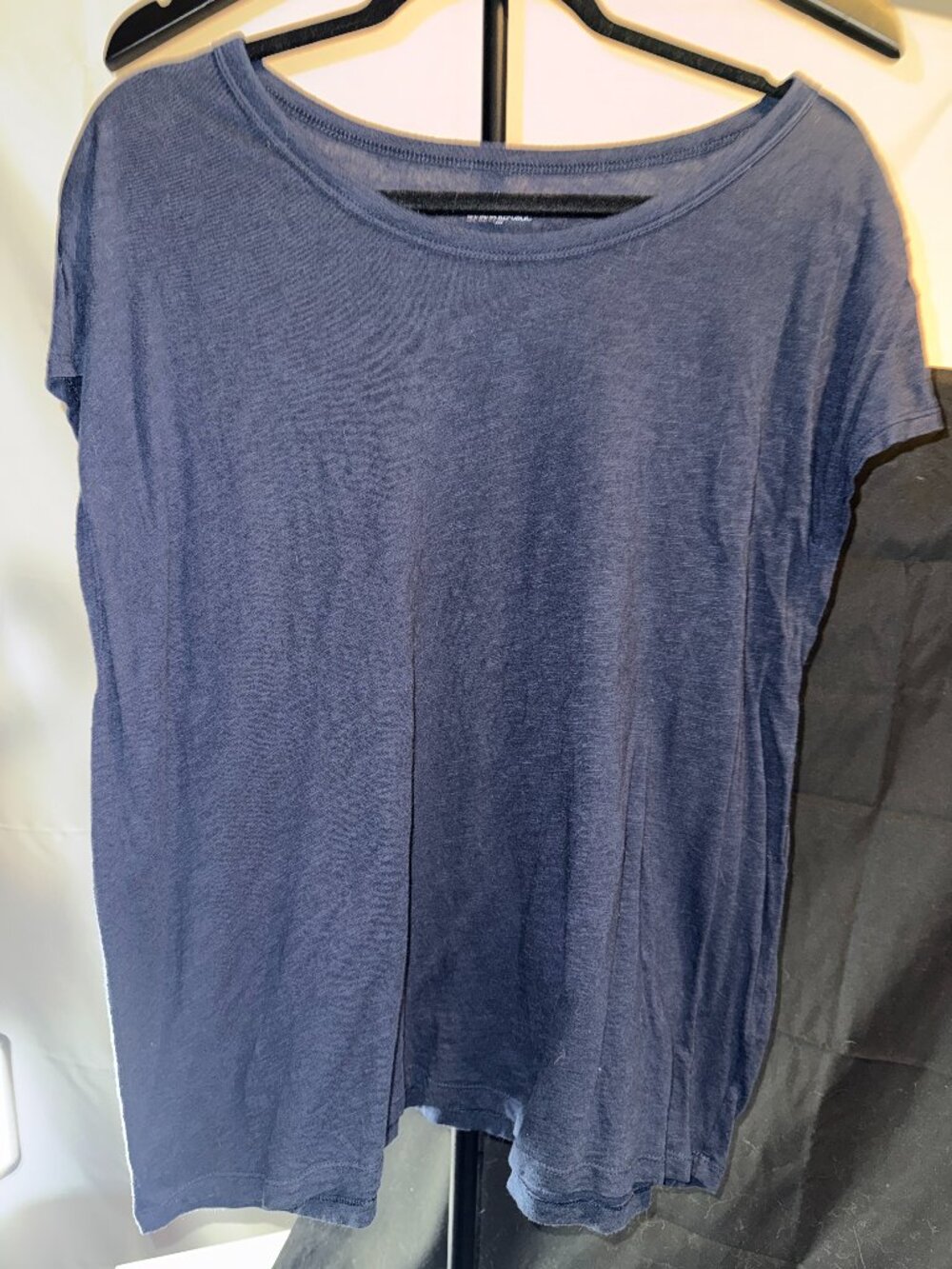Banana Republic Malibu Tee XL Navy Modal Cotton Relaxed Top